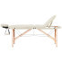 Фото #6 товара Stół łóżko do masażu przenośne składane z drewnianym stelażem Colmar Beige do 227 kg beżowe