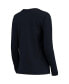 ფოტო #2 პროდუქტის Women's Navy Notre Dame Fighting Irish University Laurels Long Sleeve T-shirt