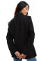 Фото #4 товара Stradivarius fitted blazer in black