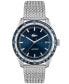 ფოტო #1 პროდუქტის Men's Everett Quartz Silver-tone Stainless Steel Bracelet Watch 40mm