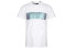 Фото #1 товара adidas 炫彩方框徽标圆领短袖T恤 男款 白色 / Футболка Adidas T CX4989