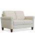 Фото #2 товара Kared 60" Roll Arm Leather Loveseat, Created for Macy's