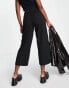 Noisy May culottes in black