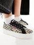 Levi's Tijuana trainer with logo in leopard print Черный, EU 35.5 - фото #1