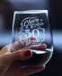 Фото #2 товара Cheers to 50 Years 50th Anniversary Gifts Stem Less Wine Glass, 17 oz