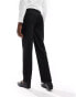 Фото #2 товара ASOS DESIGN straight fit suit trousers with wool in black