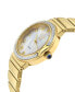 ფოტო #2 პროდუქტის Women's Sorrento Swiss Quartz Diamond Accents Ion Plating Gold-Tone Stainless Steel Bracelet Watch 32mm