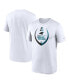 Фото #2 товара Men's White Carolina Panthers Icon Legend Performance T-shirt