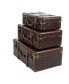 Leather Retro Trunk, Set of 3