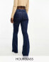 Фото #1 товара ASOS DESIGN Hourglass sculpting super stretch flare jeans in dark blue