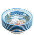 Фото #2 товара Seacoast Set of 6 All Purpose Bowl 7.5" x 2", Service For 6