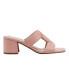 Фото #2 товара Women's Merily Open Toe Slip-on Square Toe Dress Sandals