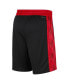 Men's Black and Red Portland Trail Blazers 2021/22 City Edition Swingman Shorts