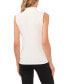 ფოტო #3 პროდუქტის Women's Sleeveless Mock Neck Wide Rib Knit Top