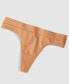 Фото #3 товара Women's Seamless Thong Underwear, Created for Macy's