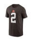 Фото #3 товара Men's Amari Cooper Brown Cleveland Browns Player Name & Number T-shirt