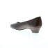 Фото #6 товара Capps Sail Pump Low Heel 90232-A Womens Brown Leather Pumps Heels Shoes