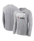 Фото #1 товара Men's Heather Gray Kansas City Chiefs Super Bowl LVIII Champions Local Fashion Long Sleeve T-shirt