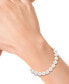 ფოტო #3 პროდუქტის EFFY® Freshwater Pearl (7-7-1/2mm) Toggle Bracelet in Sterling Silver