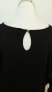 Фото #5 товара Топ Thalia Sodi с V-образным вырезом, сборкой и длинным размером L черный