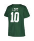 Фото #3 товара Футболка женская Fanatics Jordan Love Green Green Bay Packers с V-образным вырезом, размер плюс, с именем и номером игрока