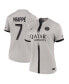 Фото #2 товара Women's Kylian Mbappe Black Paris Saint-Germain 2022/23 Away Breathe Stadium Replica Player Jersey