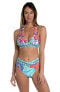 Фото #4 товара La Blanca Women Rouched Halter Bikini Top, Multi//Tropics of Tropez, 16