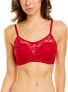 Le Mystere 289623 Womens Le Mystere Wireless Bra, 34D, Red