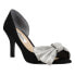 Nina Fay Peep Toe Pumps Womens Black Dress Casual FAY-BLK 7 - фото #2