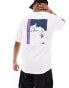 Фото #1 товара The North Face Snowboard retro back graphic t-shirt in white Exclusive at ASOS