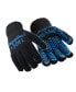 Men's Warm Dual Layer Palm Coated Herringbone Grip Work Gloves