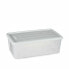 Контейнер для хранения с крышкой Stefanplast Elegance Белый Пластик 5 L 19,5 x 11,5 x 33 cm (12 штук)