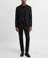 Фото #4 товара Men's Super Slim-Fit Stretch Fabric Suit Vest