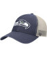 Фото #2 товара Men's College Navy Seattle Seahawks Flagship MVP Snapback Hat