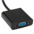Techly IDATA-HDMI-VGA2AU - 0.15 m - HDMI - VGA+3.5mm+Micro USB - 1920 x 1080 pixels - 1.65 Gbit/s - Black