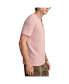 Фото #3 товара Men's Linen Short Sleeve Henley T-shirt