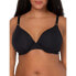 Фото #2 товара Fruit of the Loom Unlined Bra Women XL Black Peach Cotton Extreme Comfort 2-Pack