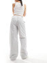 Calvin Klein Jeans soft crinkle parachute trouser in white