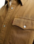 Levi's western relaxed fit shirt in tan