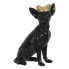 Фото #1 товара Декоративная фигура Чёрный Позолоченный Пёс 17 x 11,7 x 25,5 cm