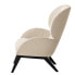 Sessel MAROLS Schwarz, Webstoff Saia: Beige - фото #5