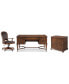 Clinton Hill Cherry Home Office, 3-Pc. Set (Writing Desk, Lateral File Cabinet & Leather Desk Chair)