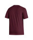 Men's Maroon Mississippi State Bulldogs Locker Lines Baseball Fresh T-shirt