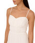 Women's Sweetheart-Neck Sleeveless Midi Dress