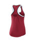 ფოტო #5 პროდუქტის Women's Garnet South Carolina Gamecocks Open Hole Razorback Tank Top