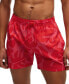 Фото #1 товара Men's Seasonal Pattern Quick-Dry Swim Shorts