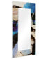 Фото #2 товара 'Motivos' Rectangular On Free Floating Printed Tempered Art Glass Beveled Mirror, 72" x 36"