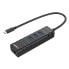 USB Hub LINDY 43249 Black