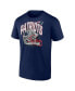 Men's Heathered Navy New England Patriots Big and Tall End Around T-shirt
