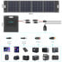 Фото #9 товара Ładowarka solarna kempingowa panel słoneczny składany 300W czarna